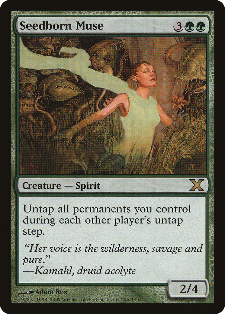 FOIL Seedborn Muse (10E-296) - Tenth Edition - Magic The Gathering