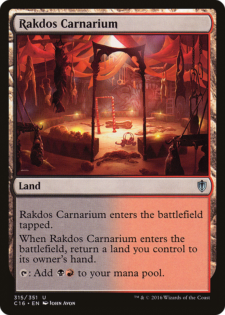 Rakdos Carnarium (C16-315) - Commander 2016 - Magic The Gathering