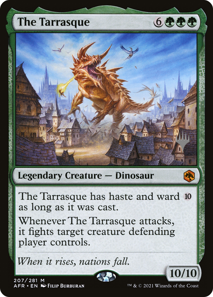 FOIL The Tarrasque (PPAFR-207P) - Adventures in the Forgotten Realms Promos - Magic The Gathering