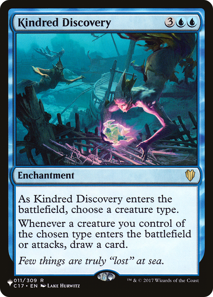 Kindred Discovery (LIST-C17-11) - The List - Magic The Gathering