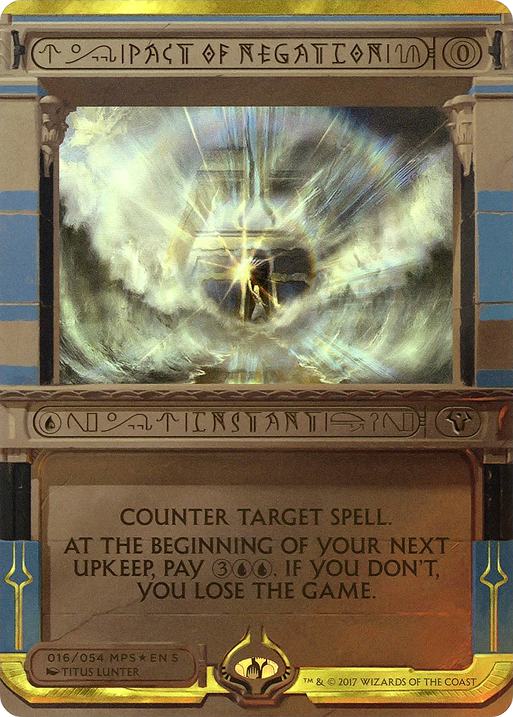 FOIL Pact of Negation (MPS2-016) - Amonkhet Invocations - Magic The Gathering