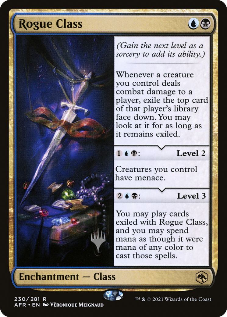 Rogue Class (PPAFR-230P) - Adventures in the Forgotten Realms Promos - Magic The Gathering