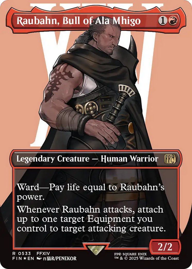 FOIL Raubahn, Bull of Ala Mhigo (FIN-533) - FINAL FANTASY - Magic The Gathering