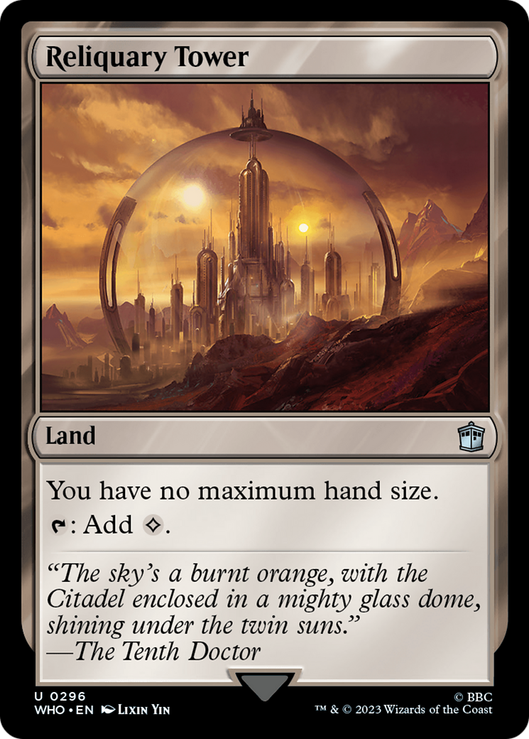 FOIL Reliquary Tower (WHO-296) - Doctor Who - Magic The Gathering