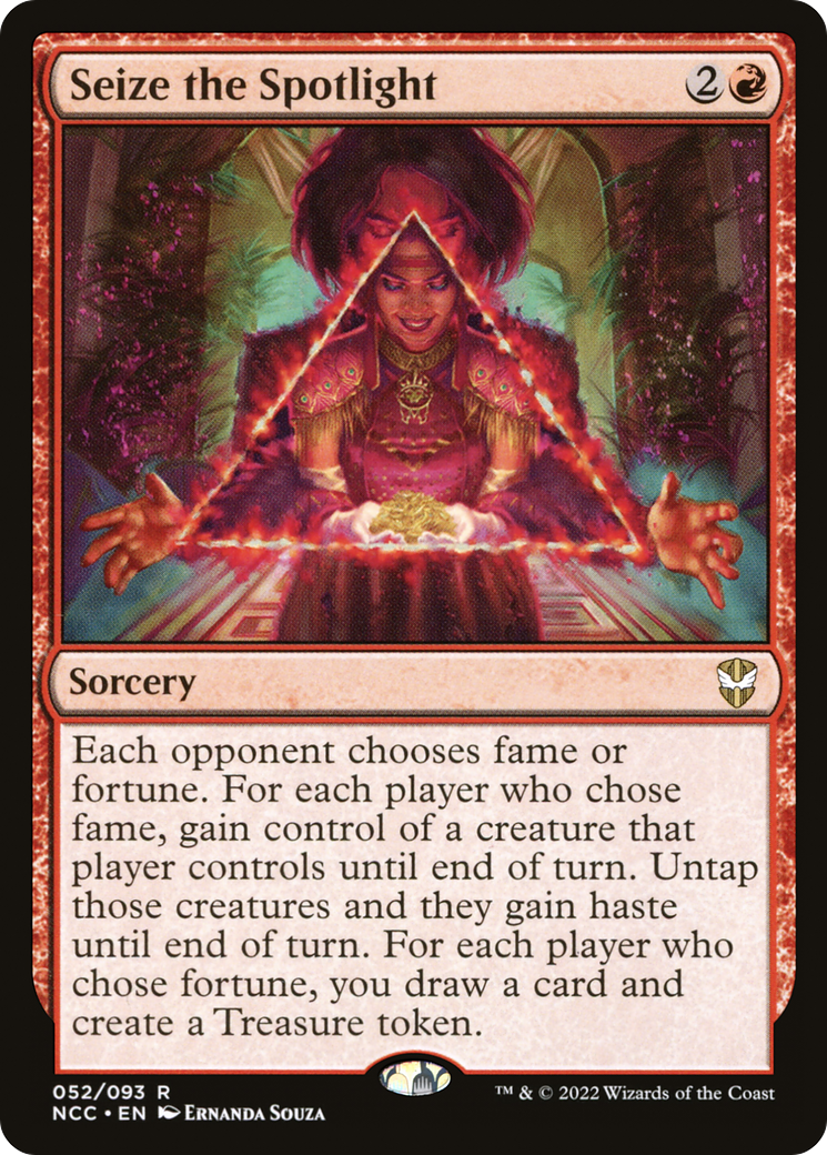 Seize the Spotlight (NCC-052) - New Capenna Commander - Magic The Gathering