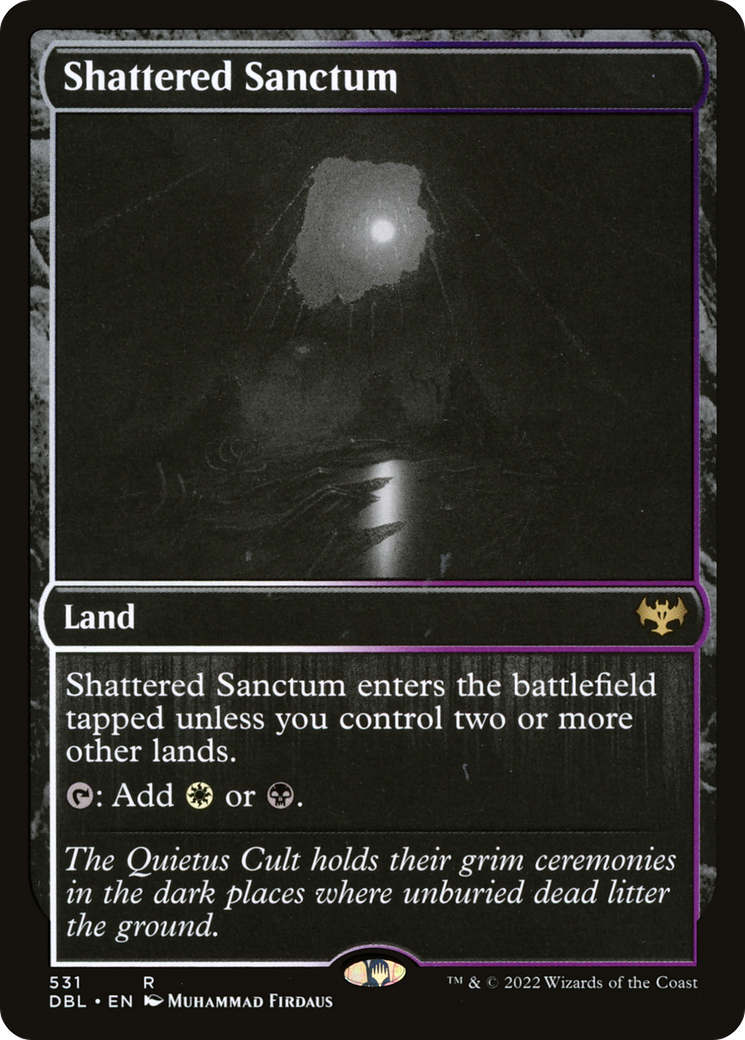 Shattered Sanctum (DBL-531) - Innistrad: Double Feature - Magic The Gathering