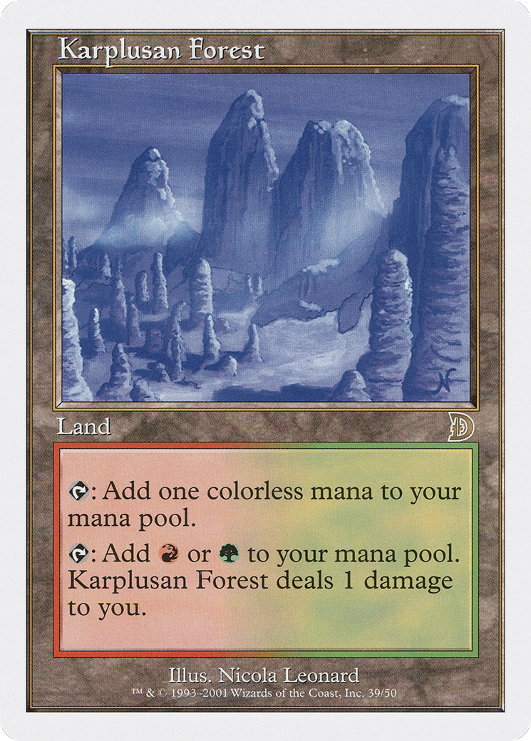 Karplusan Forest (DKM-039) - Deckmasters - Magic The Gathering
