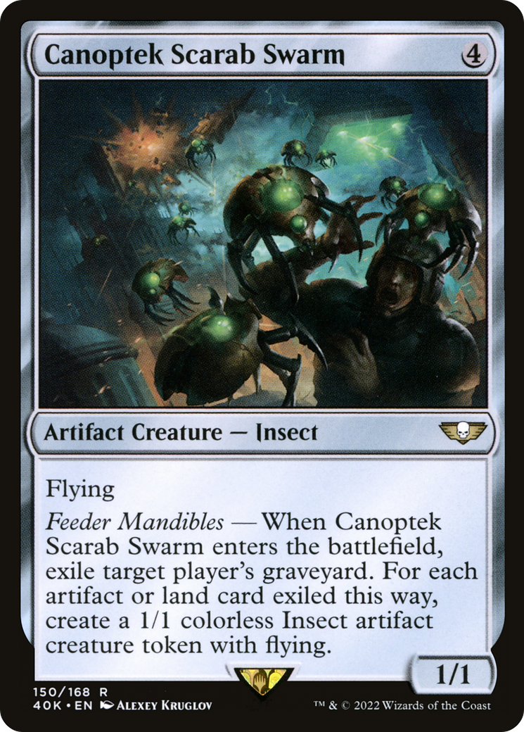 Canoptek Scarab Swarm (40K-150) - Warhammer 40,000 Commander - Magic The Gathering