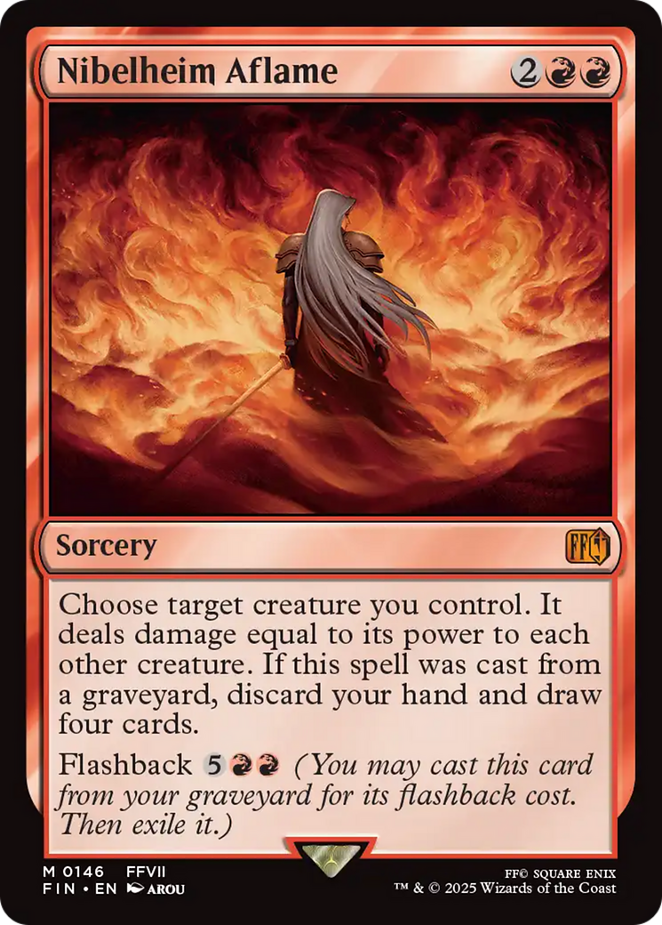 FOIL Nibelheim Aflame (FIN-146) - FINAL FANTASY - Magic The Gathering