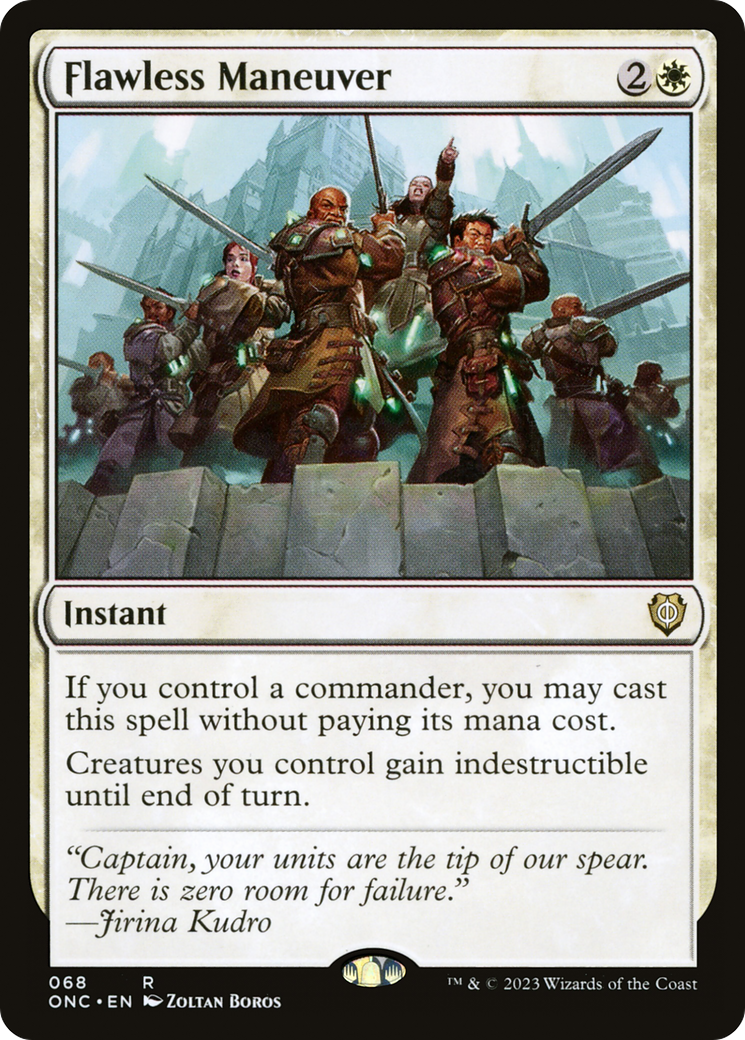 Flawless Maneuver (ONC-068) - Phyrexia: All Will Be One Commander - Magic The Gathering