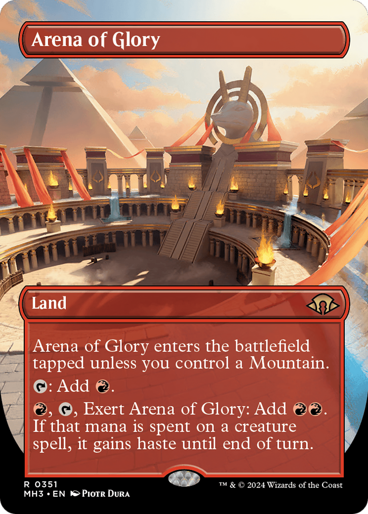Arena of Glory (Borderless) (MH3-351) - Modern Horizons 3 - Magic The Gathering