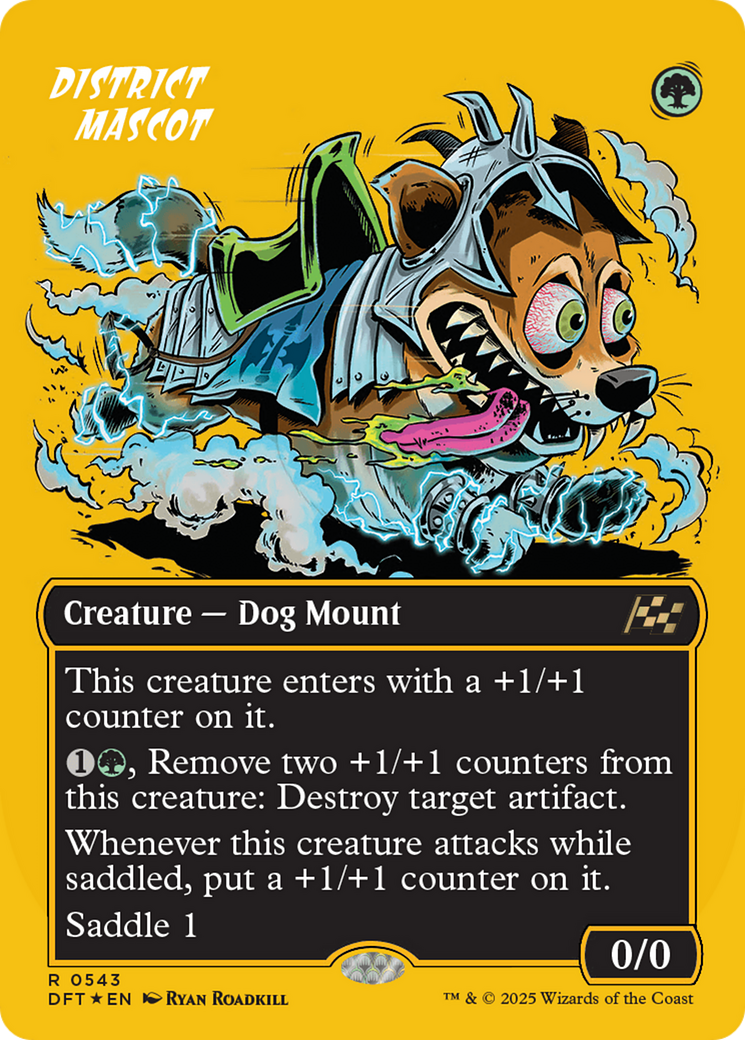 FOIL District Mascot (DFT-543) - Aetherdrift - Magic The Gathering