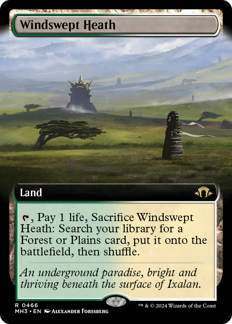 Windswept Heath (Extended Art) (MH3-466) - Modern Horizons 3 - Magic The Gathering