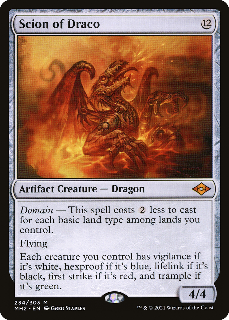 FOIL Scion of Draco (MH2-234) - Modern Horizons 2 - Magic The Gathering