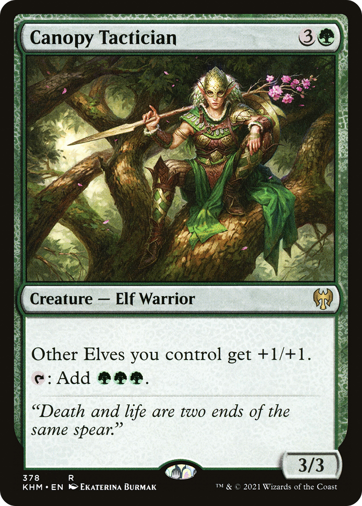 Canopy Tactician (KHM-378) - Kaldheim - Magic The Gathering