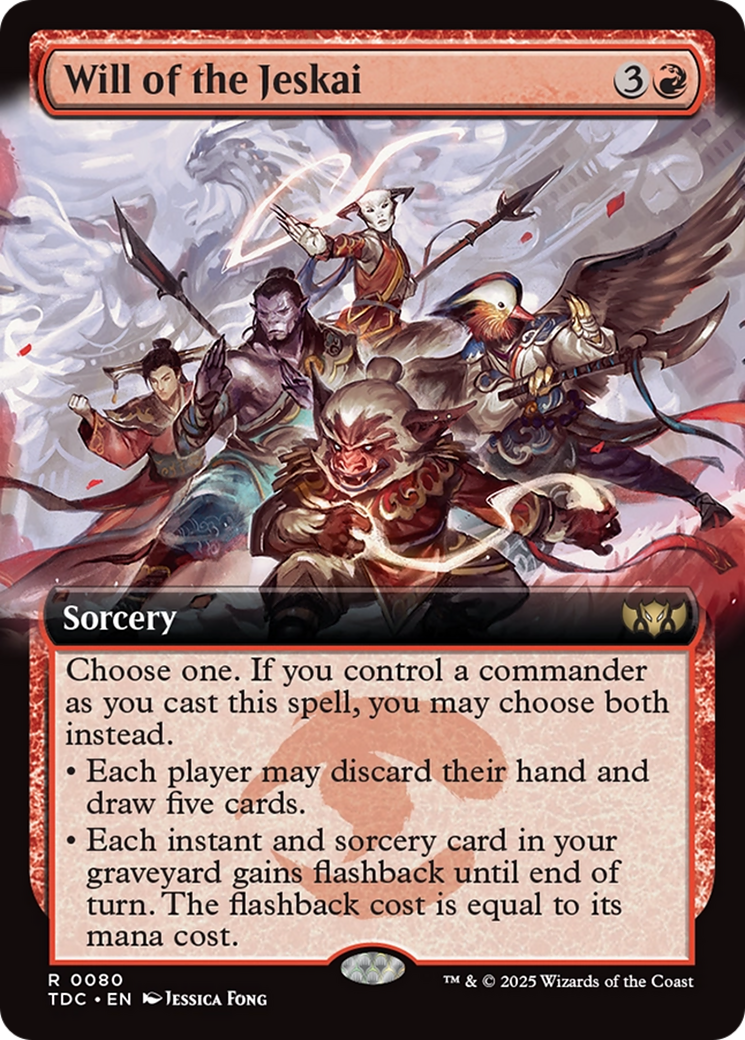 Will of the Jeskai (TDC-080) - Commander: Tarkir: Dragonstorm - Magic The Gathering