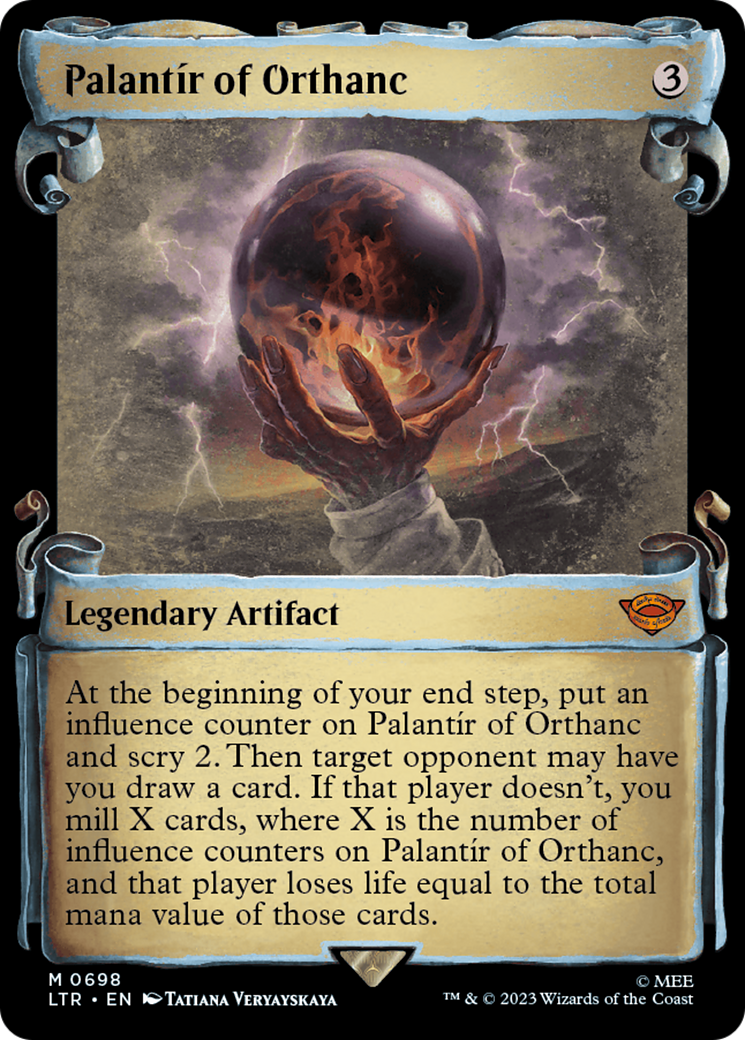 Palantir of Orthanc (Showcase Scrolls) (LTR-698) - The Lord of the Rings: Tales of Middle-earth - Magic The Gathering