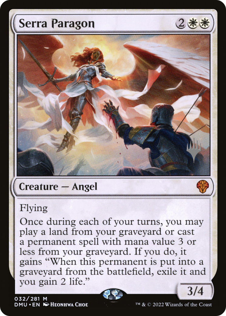 FOIL Serra Paragon (PPDMU-32P) - Dominaria United Promos - Magic The Gathering