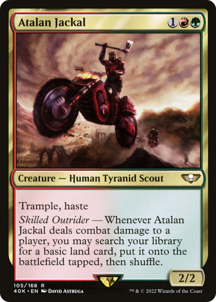 Atalan Jackal (40K-105) - Warhammer 40,000 Commander - Magic The Gathering