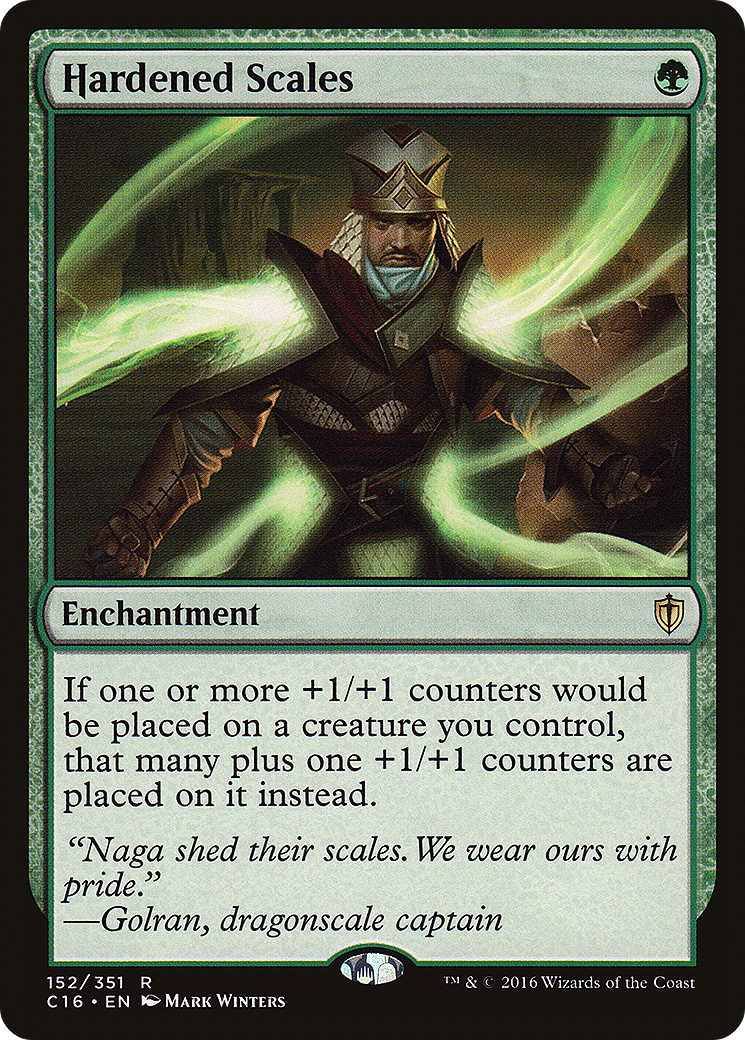 Hardened Scales (C16-152) - Commander 2016 - Magic The Gathering