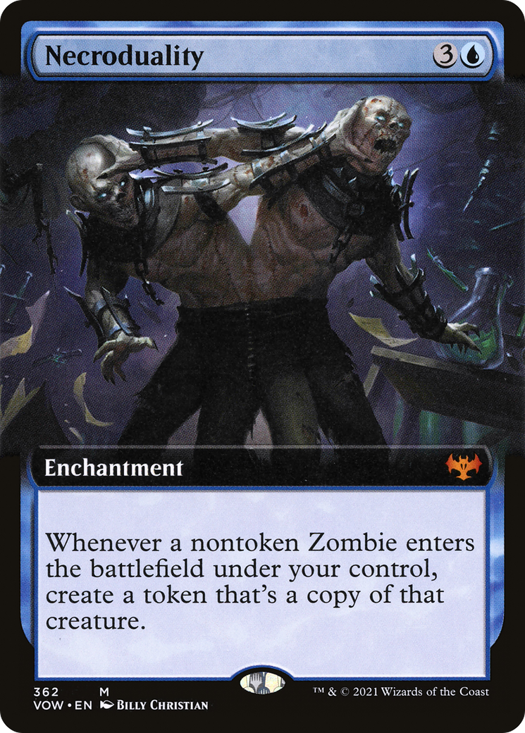 FOIL Necroduality (Extended Art) (VOW-362) - Innistrad: Crimson Vow - Magic The Gathering