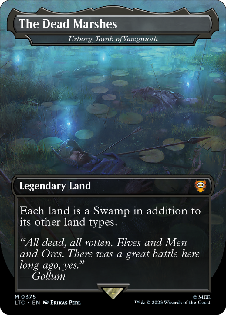 FOIL The Dead Marshes - Urborg, Tomb of Yawgmoth (LTC-375) - Tales of Middle-earth Commander - Magic The Gathering
