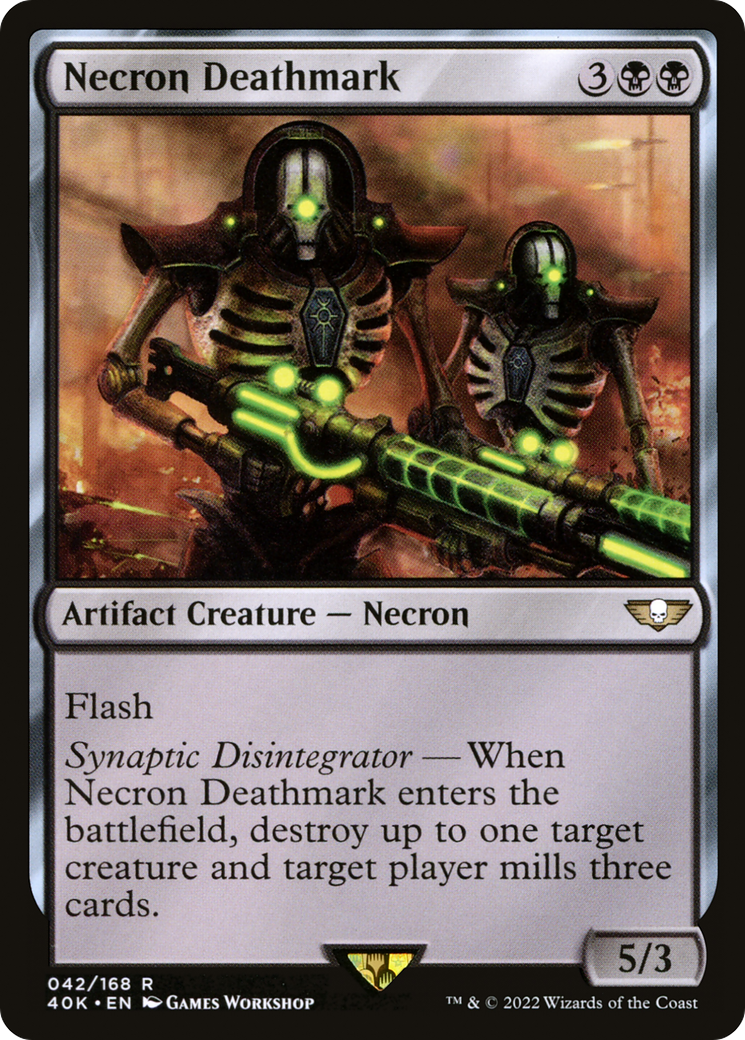 Necron Deathmark (40K-042) - Warhammer 40,000 Commander - Magic The Gathering