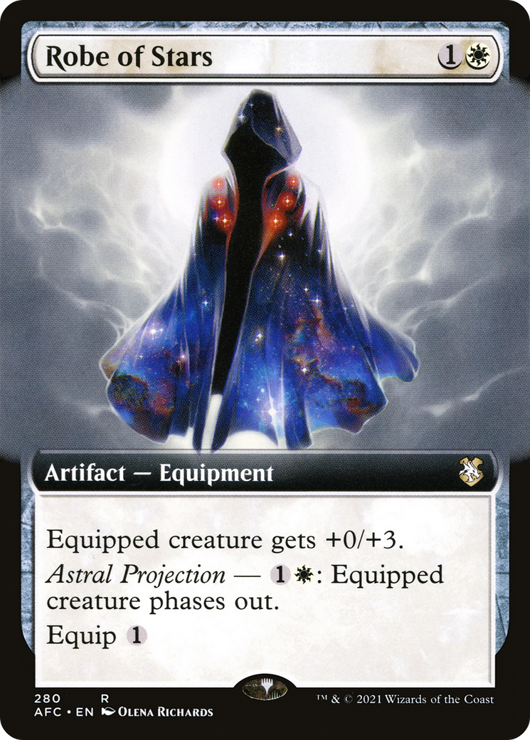 Robe of Stars (Extended Art) (AFC-280) - Forgotten Realms Commander - Magic The Gathering