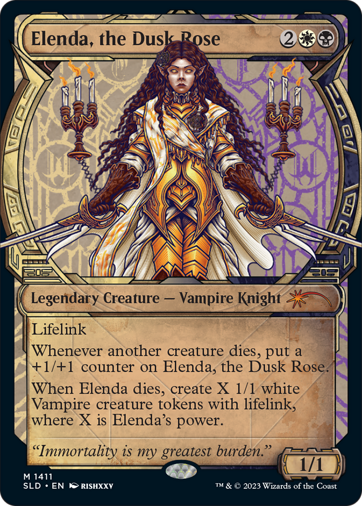 Elenda, the Dusk Rose (SLD-1411) - Secret Lair Drop - Magic The Gathering