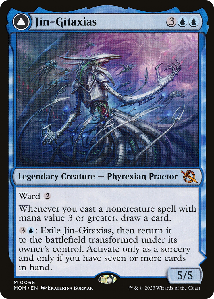 Jin-Gitaxias (MOM-065) - March of the Machine - Magic The Gathering