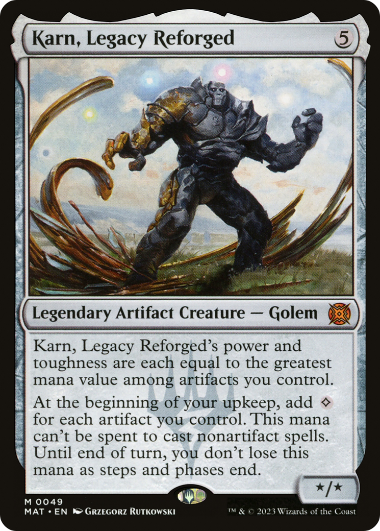 Karn, Legacy Reforged (MAT-049) - March of the Machine: The Aftermath - Magic The Gathering