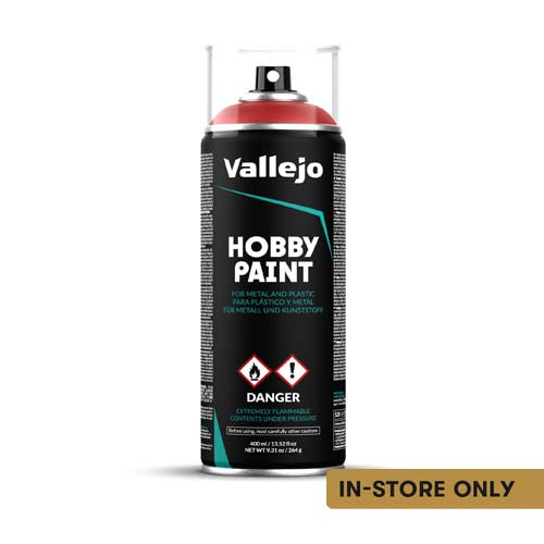 Vallejo Scarlet Red Aerosol Spray Paint 400ml (28.016)