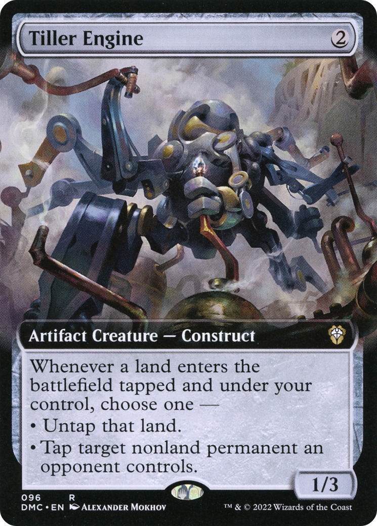 Tiller Engine (Extended Art) (DMC-096) - Dominaria United Commander - Magic The Gathering