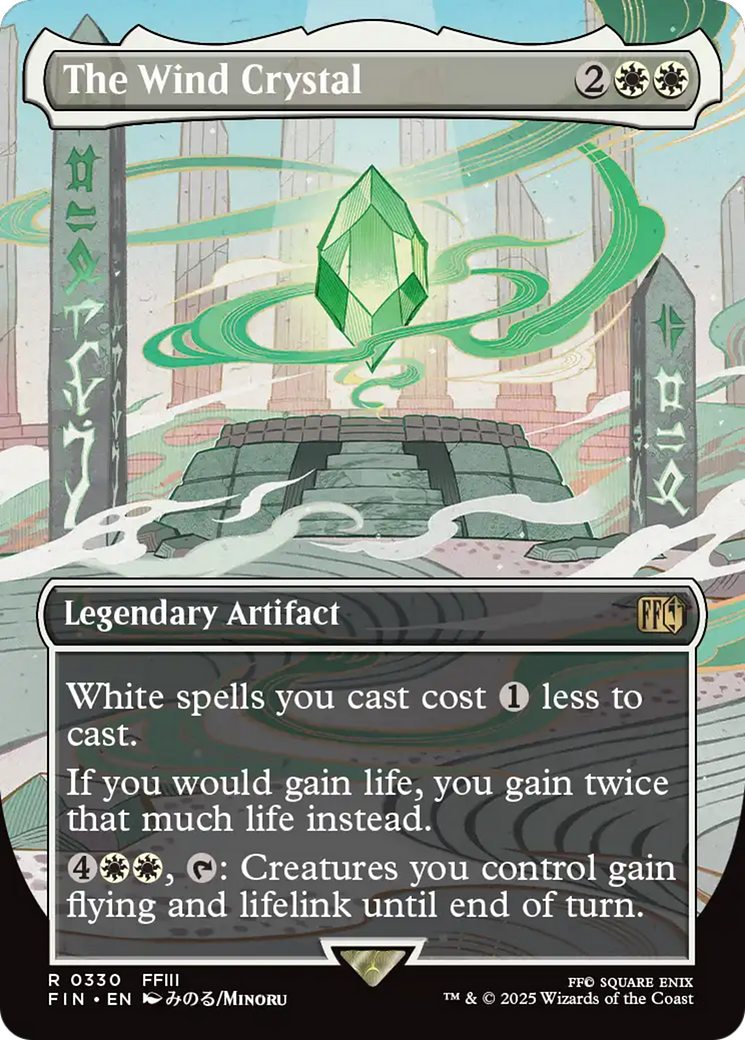 The Wind Crystal (FIN-330) - FINAL FANTASY - Magic The Gathering