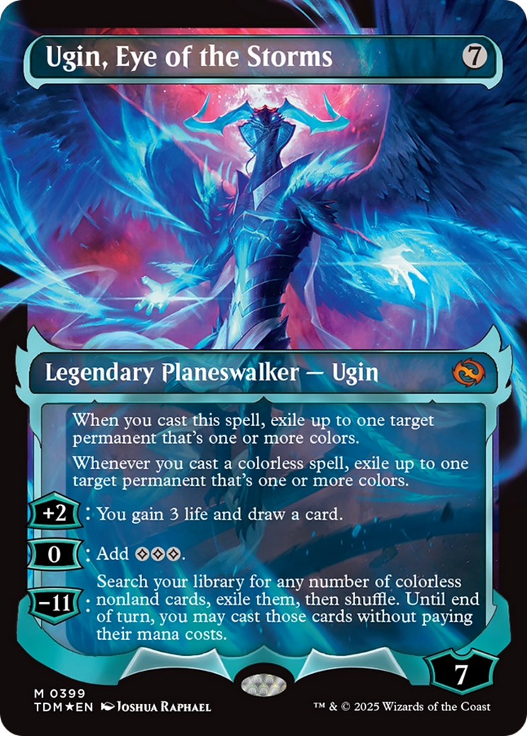 FOIL Ugin, Eye of the Storms (TDM-399) - Tarkir: Dragonstorm - Magic The Gathering