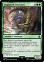 FOIL Displaced Dinosaurs (WHO-100) - Doctor Who - Magic The Gathering