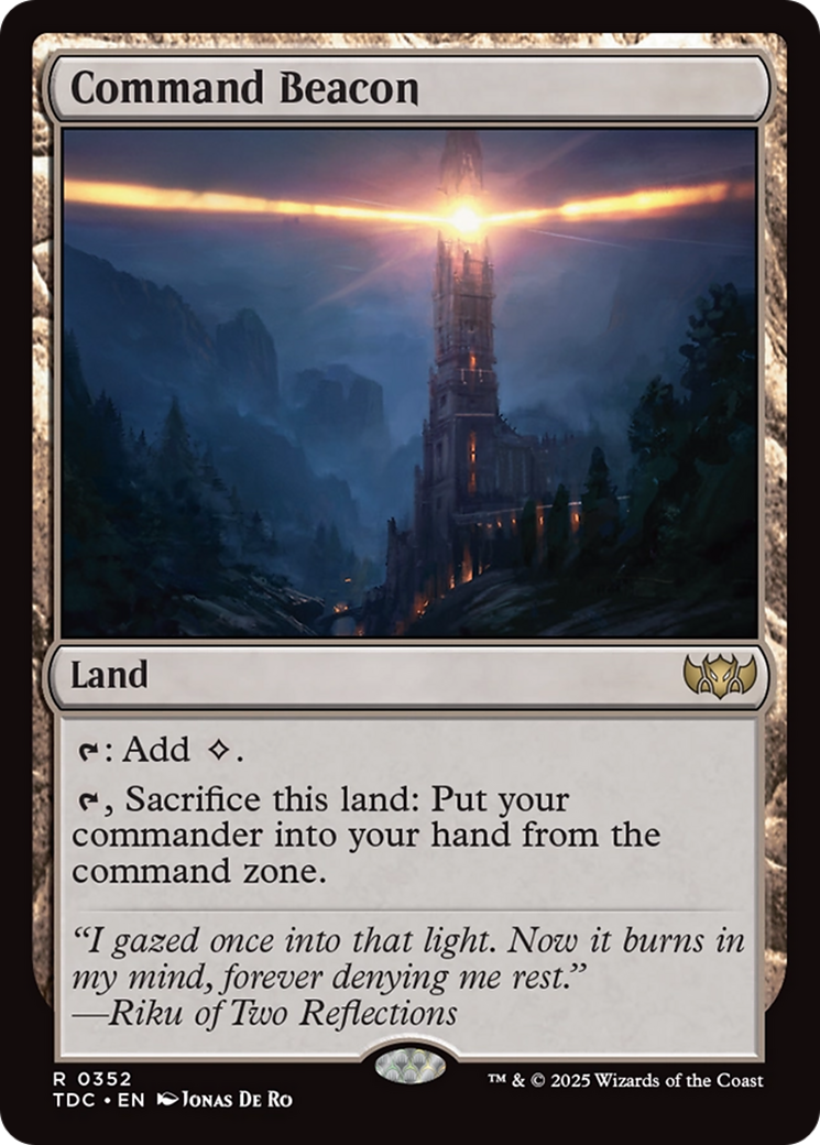 Command Beacon (TDC-352) - Commander: Tarkir: Dragonstorm - Magic The Gathering