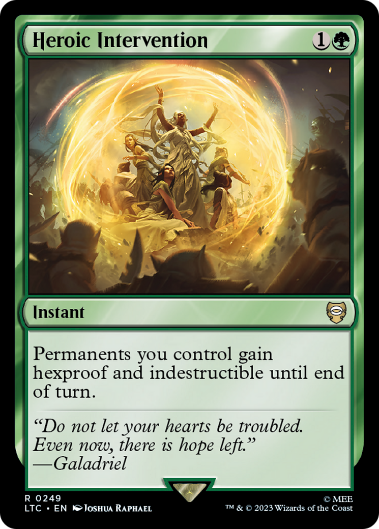 Heroic Intervention (LTC-249) - Tales of Middle-earth Commander - Magic The Gathering