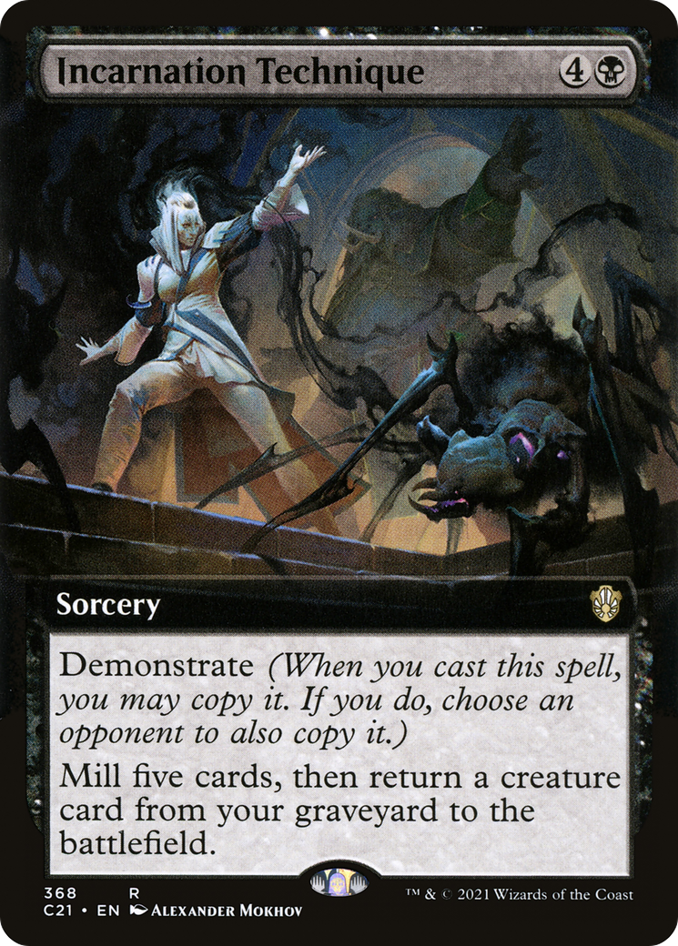 Incarnation Technique (Extended Art) (C21-368) - Commander 2021 - Magic The Gathering