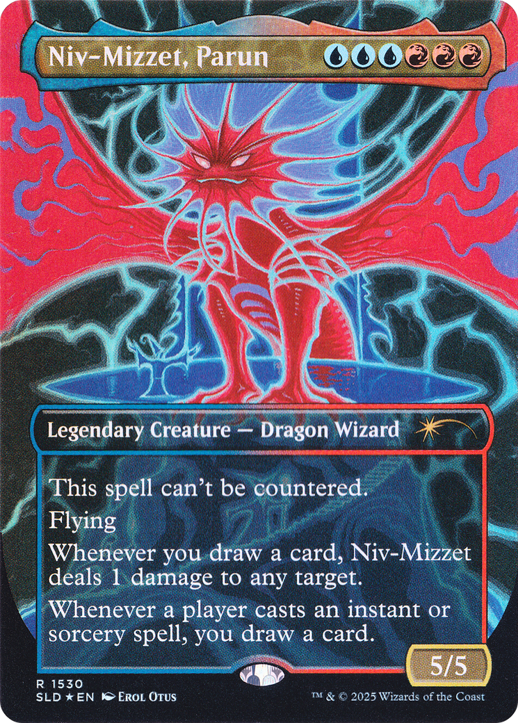 FOIL Niv-Mizzet, Parun (SLD-1530) - Secret Lair Drop - Magic The Gathering