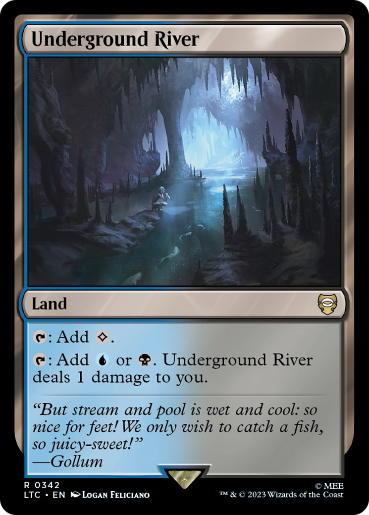 Underground River (LTC-342) - Tales of Middle-earth Commander - Magic The Gathering
