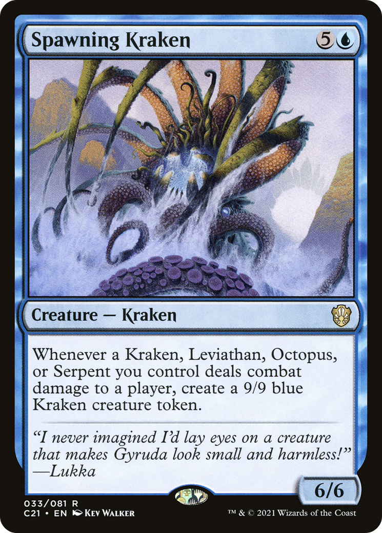 Spawning Kraken (C21-033) - Commander 2021 - Magic The Gathering