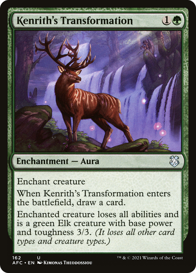 Kenrith's Transformation (AFC-162) - Forgotten Realms Commander - Magic The Gathering
