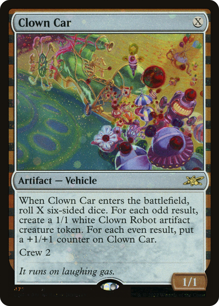 FOIL Clown Car (Galaxy Foil) (UNF-472) - Unfinity - Magic The Gathering