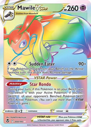 Mawile VSTAR 200/195 - Pokemon Silver Tempest Holofoil