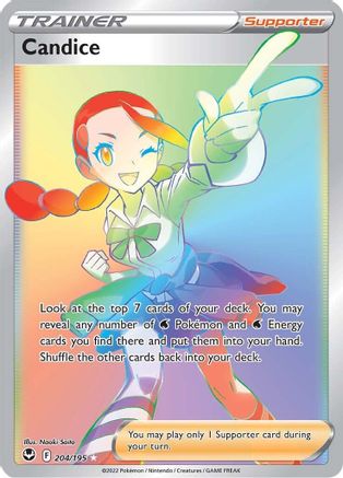 Candice 204/195 - Pokemon Silver Tempest Holofoil