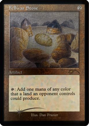 FOIL Fellwar Stone (Foil Etched) (SLD-708) - Secret Lair Drop Series - Magic The Gathering