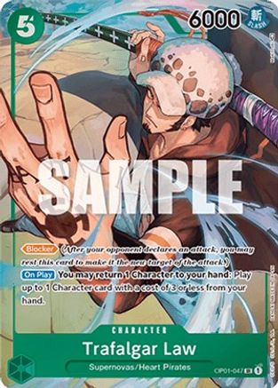 Trafalgar Law 047 Parallel [OP01-047] One Piece - Romance Dawn