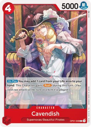 Cavendish (OP01-008)  Romance Dawn - One Piece