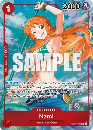 Nami Parallel [OP01-016] One Piece - Romance Dawn